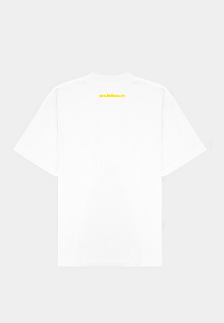 ASHLUXE Logo Blank High neck T-Shirt White
