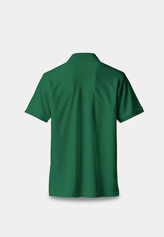 Ashluxe Triangle Logo Lightweight Polo Green