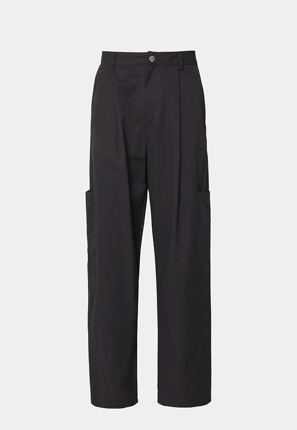 Han Kjobenhavn Washed Technical Cargo Trousers Black