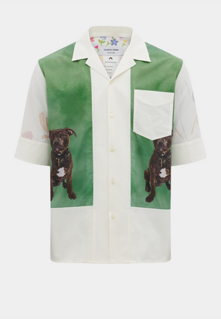 Marine Serre Regenerated Household Linen Calendar Bow Shirt "All Limited Style" 1462-Mu00 Multicolor