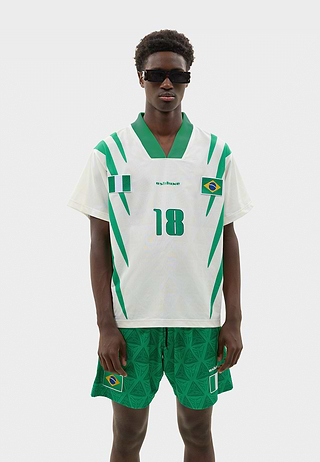Nigeria X Brazil Football Shirt White