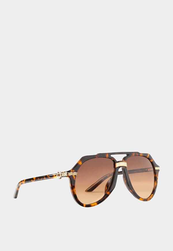 Casablanca  Rajio Sunglasses Brown/Gold