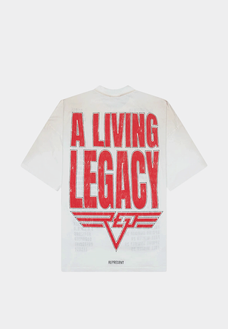 Represent Living Legacy T-Shirt Washed Ecru