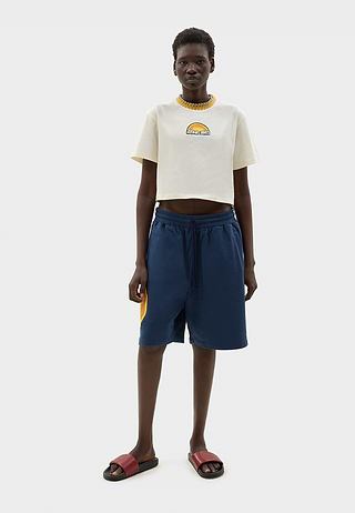 Sunshine Cropped T-Shirt Off-white