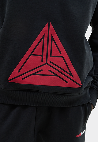 Triangle Logo Hoodie Black