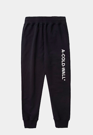 A Cold Wall Essentials Logo Jersey Pants Black