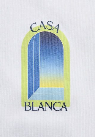Casablanca Arches Classic T-Shirt White