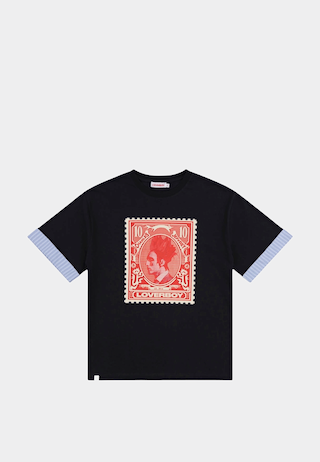 Charles Jeffery Loverboy Turn Up Tee Black