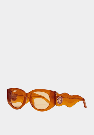 Casablanca Memphis Sunglasses Gold/Brown
