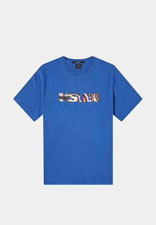Ksubi Mind State Biggie Ss Tee Solid Blue