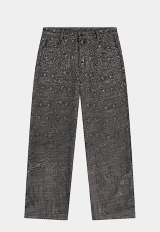 Daily Paper Denim Snake Oversized Jeans Denim