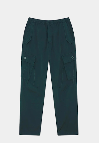 Wood Wood Stanley Cargo Trousers Forest Green