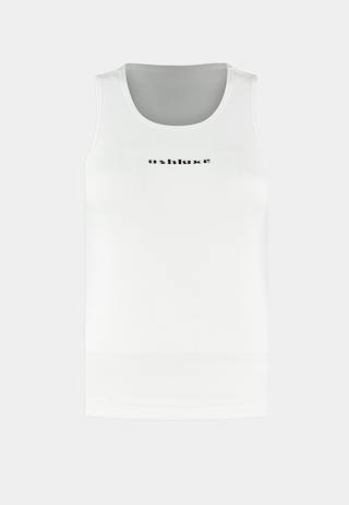 Ashluxe Logo Tank Top - White