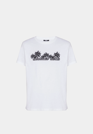 Balmain Palm Print Logo T-Shirt - Classic Fit -
Classic Ss T-Shirt White