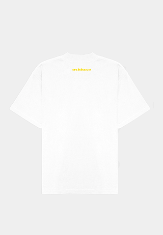 ASHLUXE Logo Blank High neck T-Shirt White