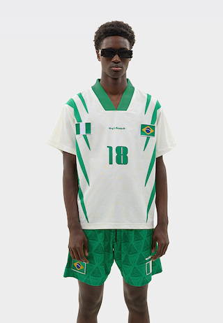 Nigeria X Brazil Football Shirt White
