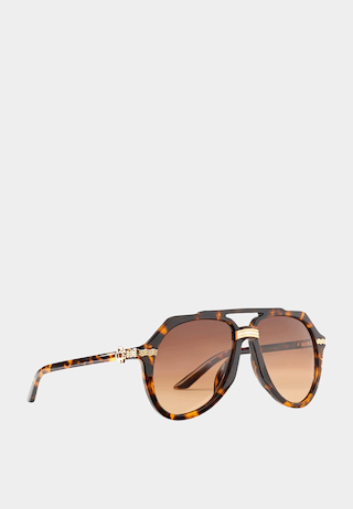 Casablanca  Rajio Sunglasses Brown/Gold