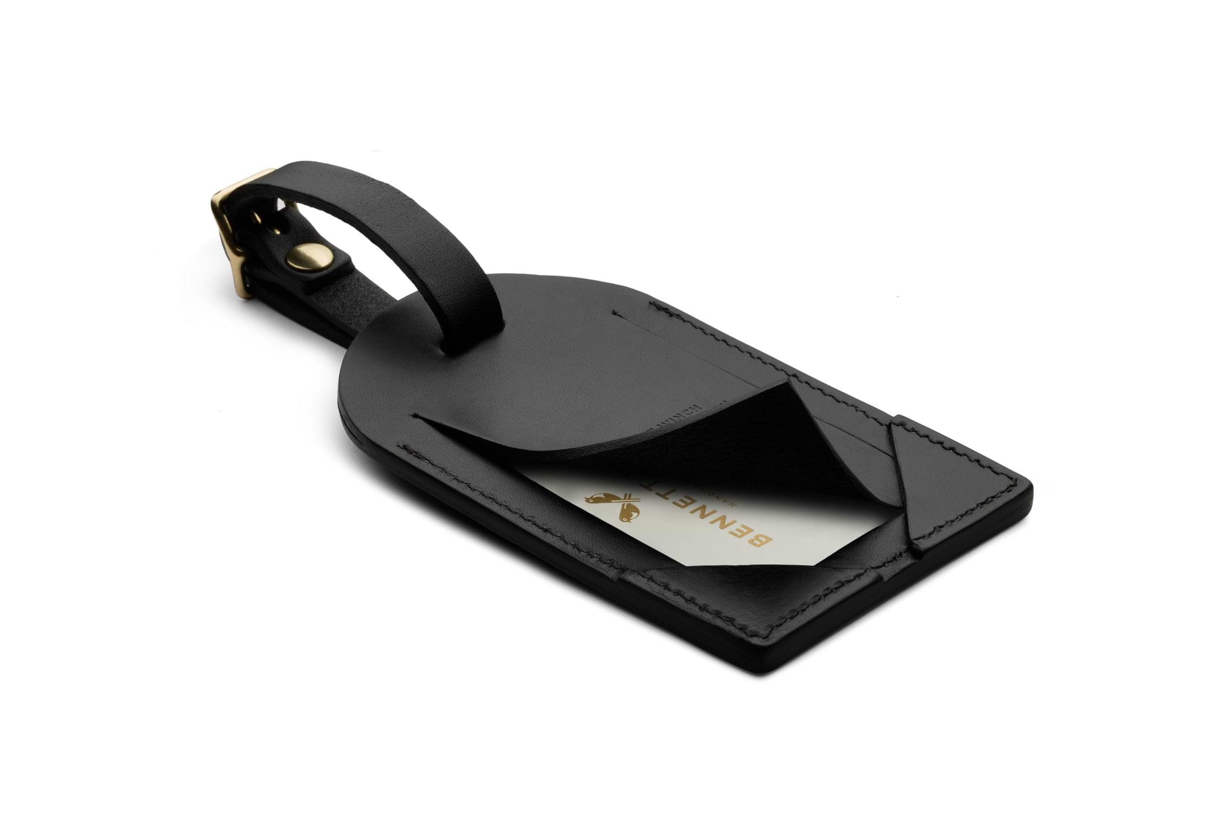 Leather Luggage Tags Handmade in England | Bennett Winch