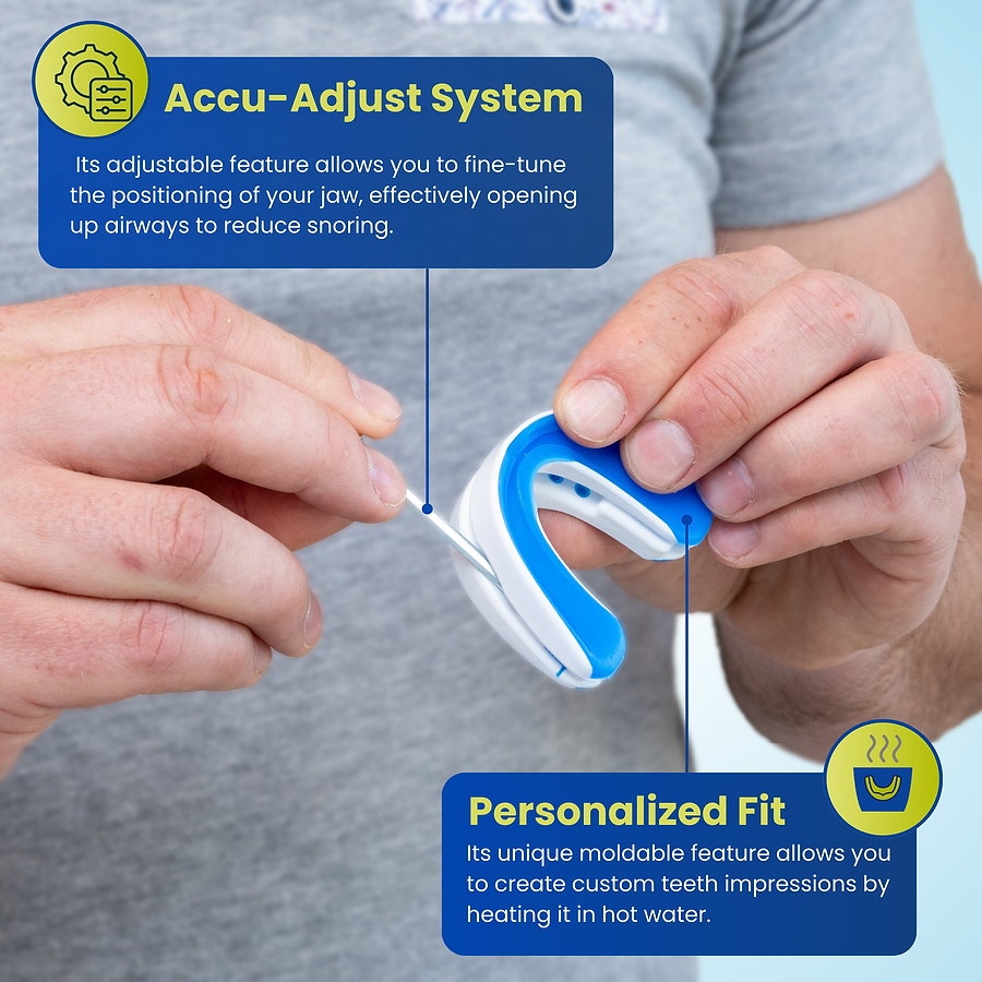 VitalSleep mouthpiece with the adjustment tool