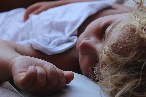 a child snoring