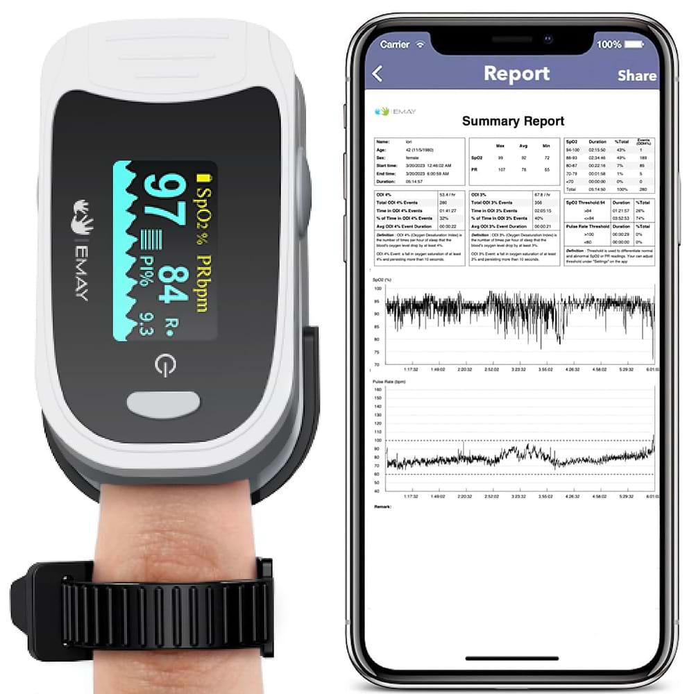EMAY Sleep Oxygen Monitor