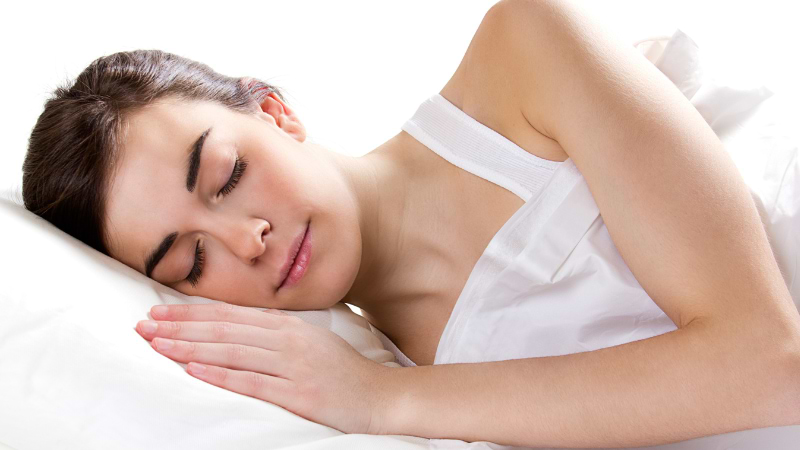 female side sleeping