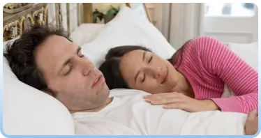 Sleeping couple