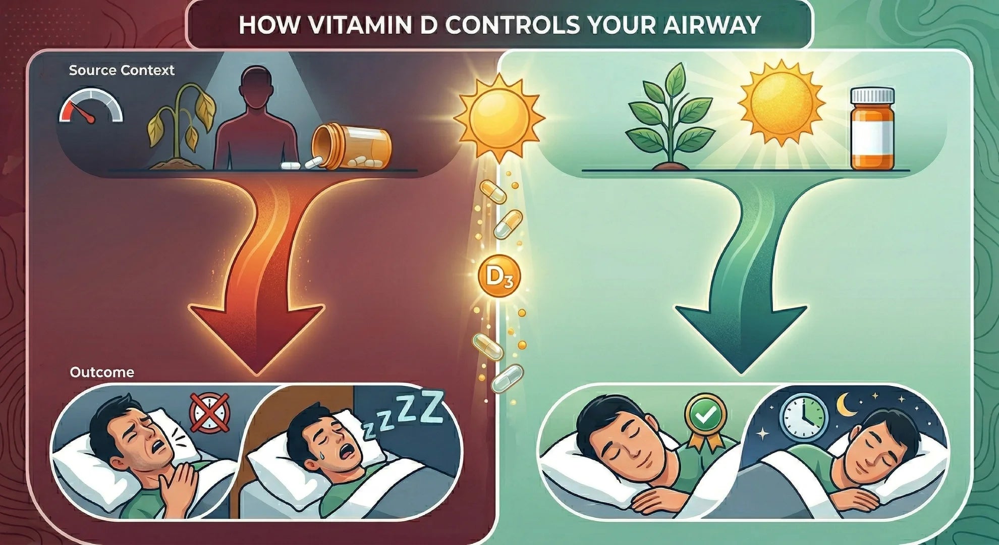 How Vitamin D Controls Your Airway