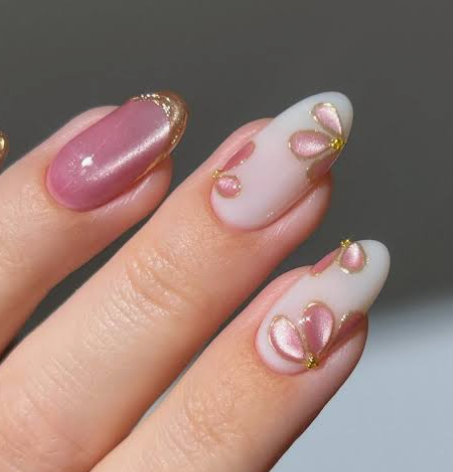 Clean, natural manicure style at Love Nails in Newark, NJ