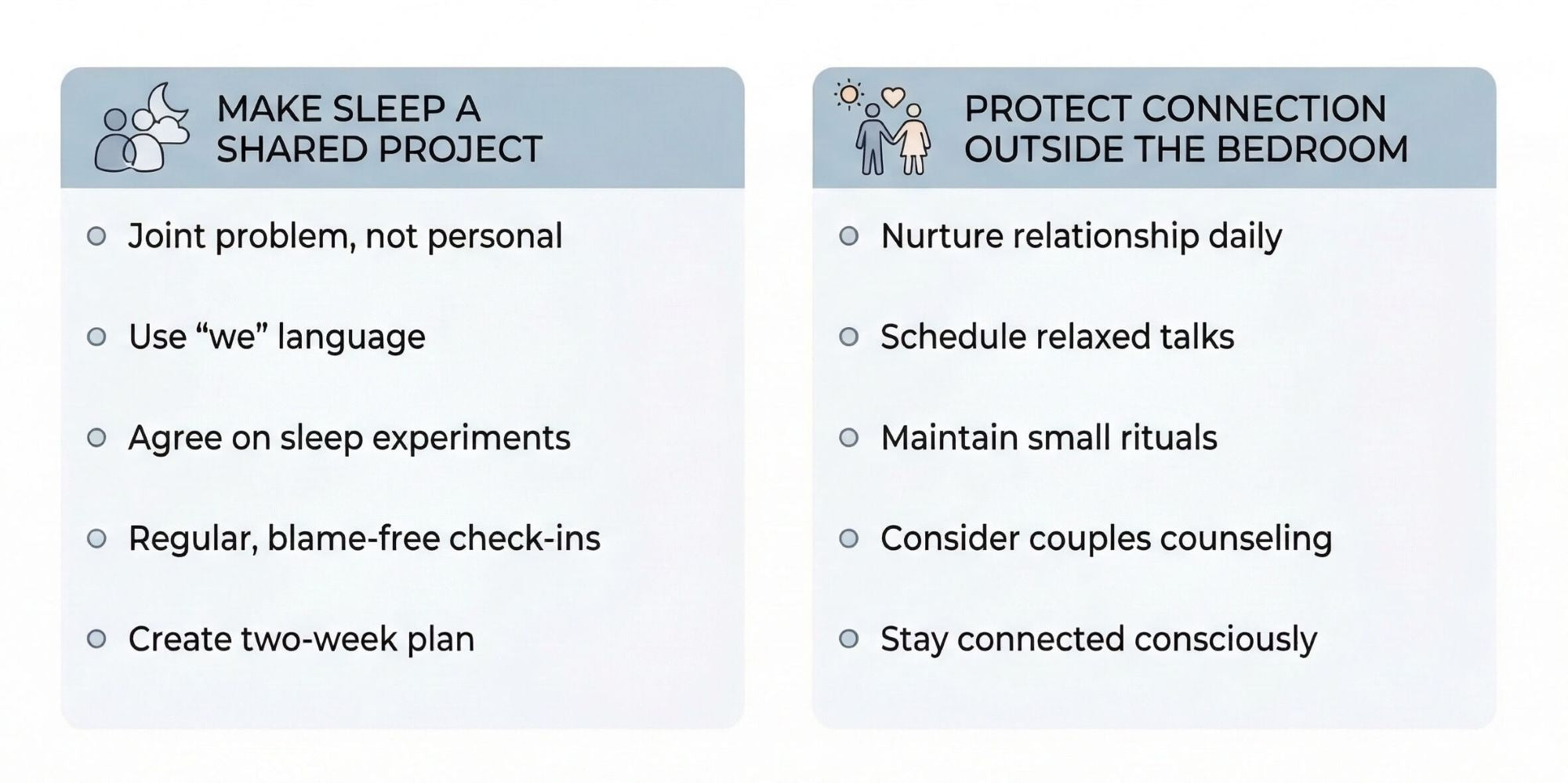 protecting the relationship while fixing the snoring