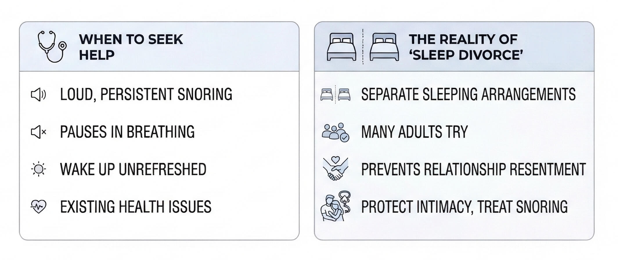 see a sleep specialist or consider sleeping separately