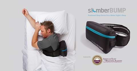 the slumber bumb sleep positional therapy device