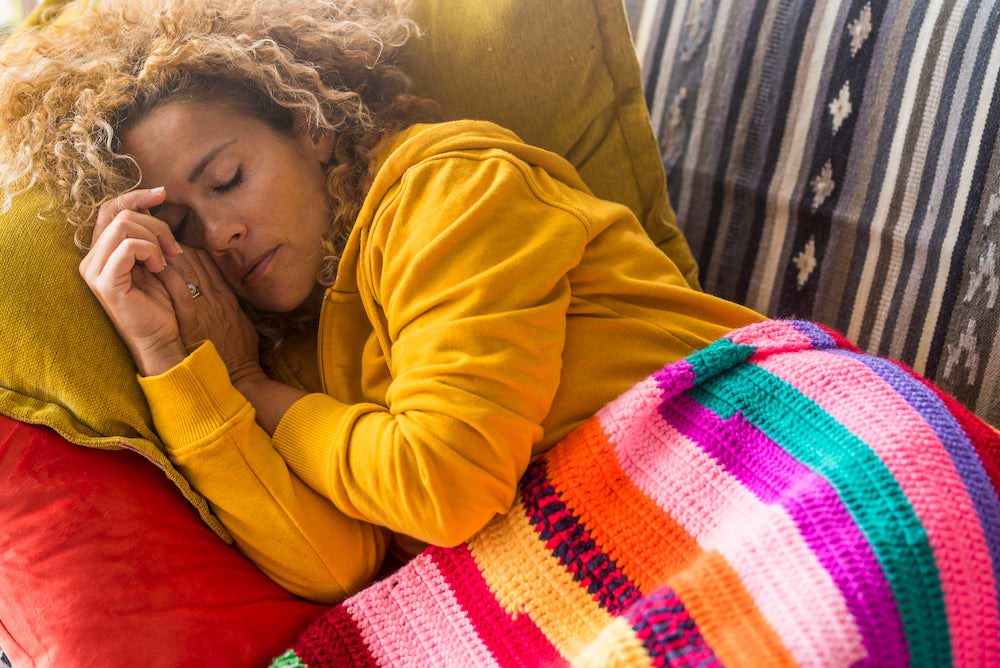 woman sleeping