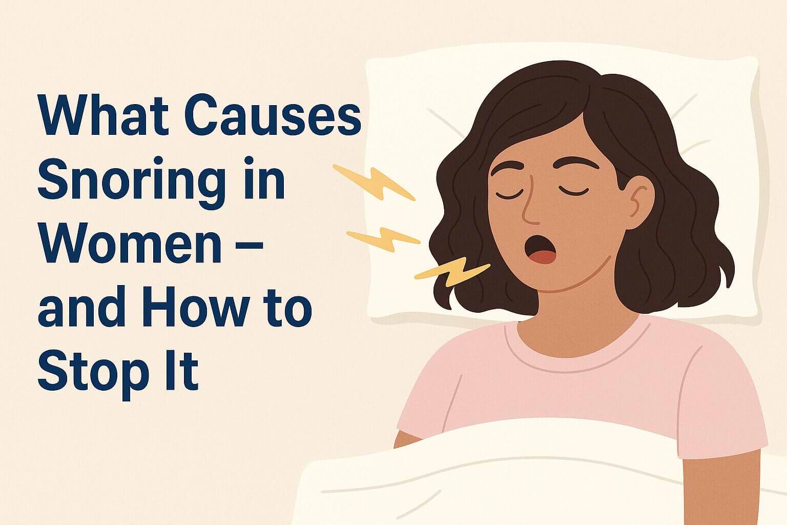 snoring causes in women