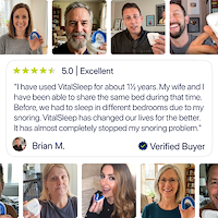 Happy couples sleeping better with VitalSleep anti-snoring mouthpiece
