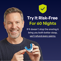 Customer testimonial for VitalSleep anti-snoring mouthpiece and better sleep