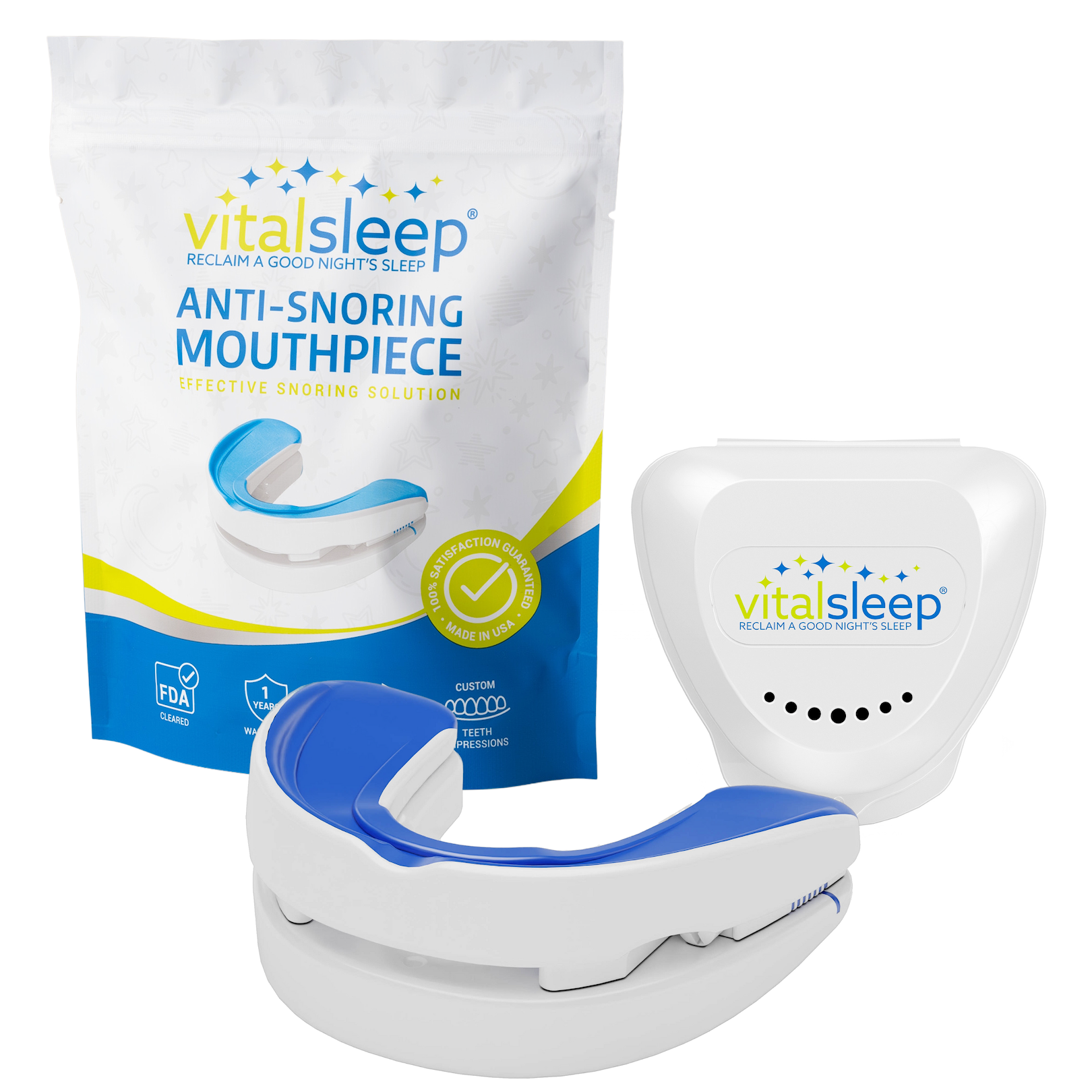 Sleep mouthpiece with adjustable fit