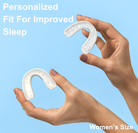 Sleep aid mouthpiece for people who snore