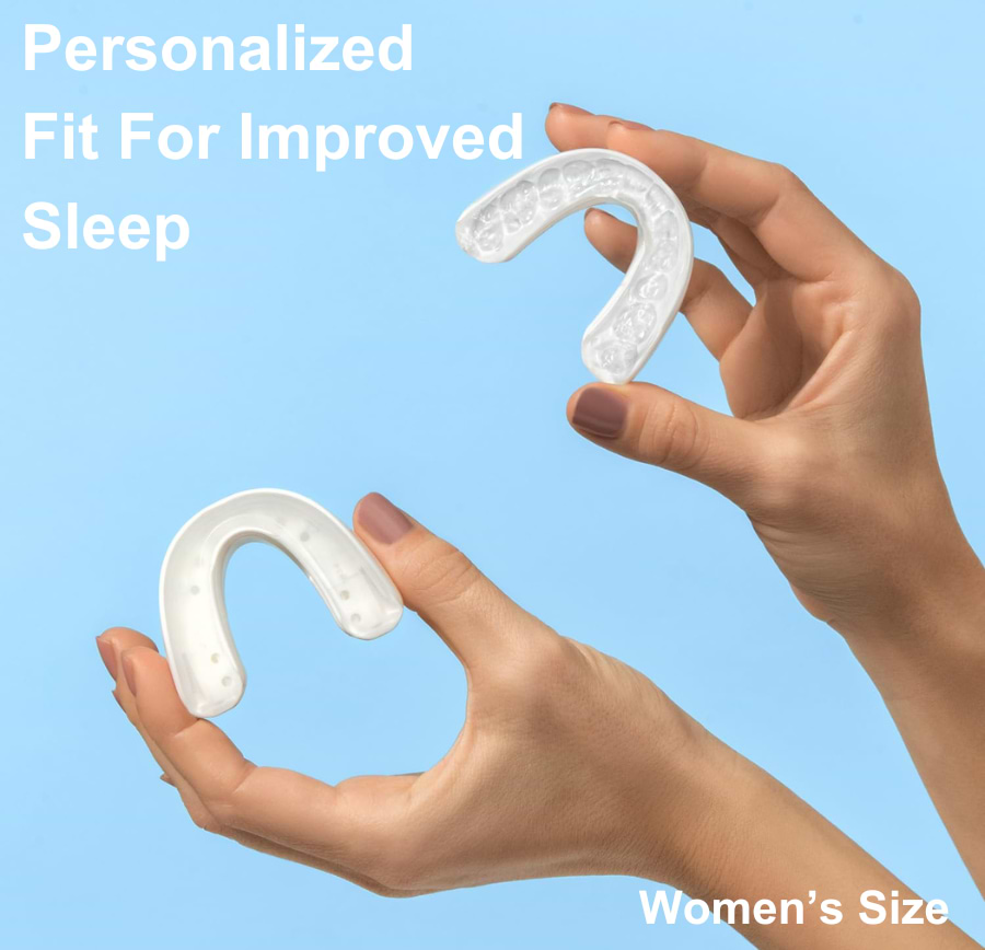 Sleep aid mouthpiece for people who snore