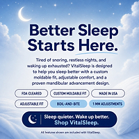 VitalSleep Adjustable Anti-Snoring Mouthpiece