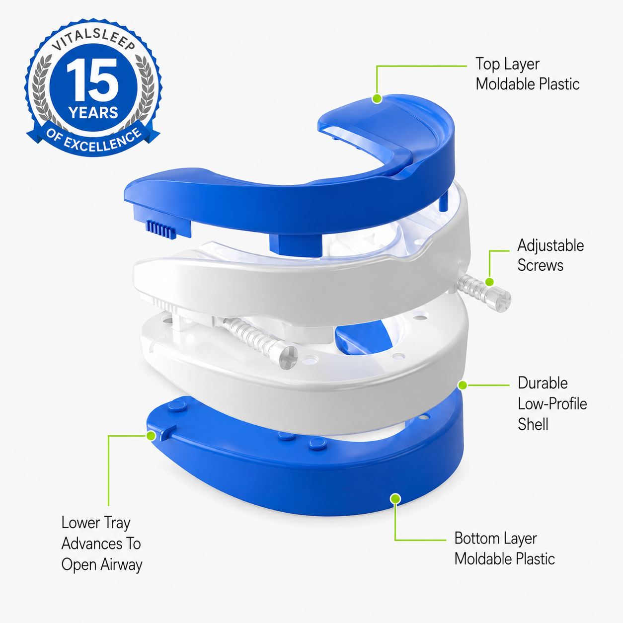 VitalSleep Adjustable Anti-Snoring Mouthpiece