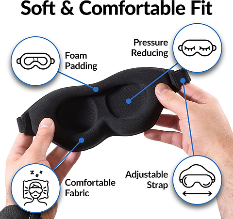 Contoured Eye Mask For Sleeping