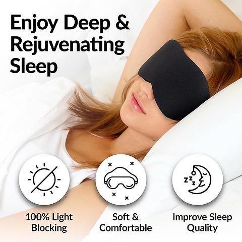 Contoured Eye Mask For Sleeping