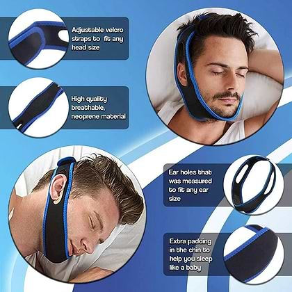 Anti-Snoring Chin Strap Apparel & Accessories