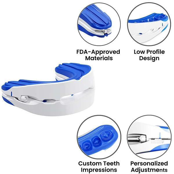 Snoring mouthpiece designed for comfort