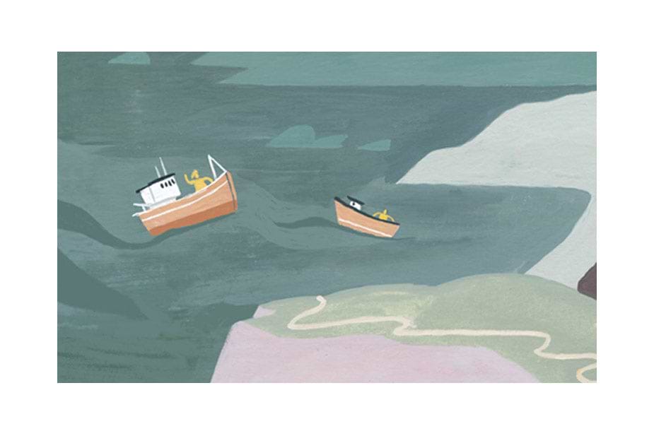 History of the yellow raincoat - Fishermen