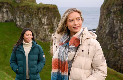 Savannah and Margot padded coats