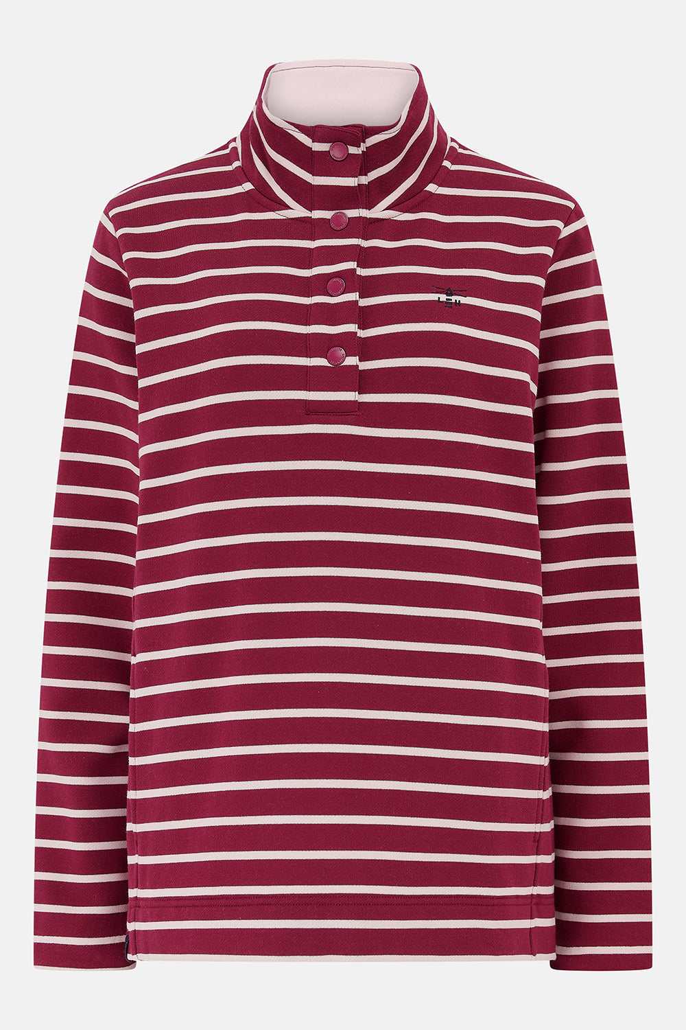 Haven Jersey - Berry Pale Pink Stripe