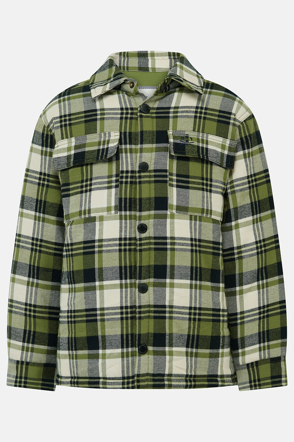 Hugo Overshirt - Soft Lime Cream Check