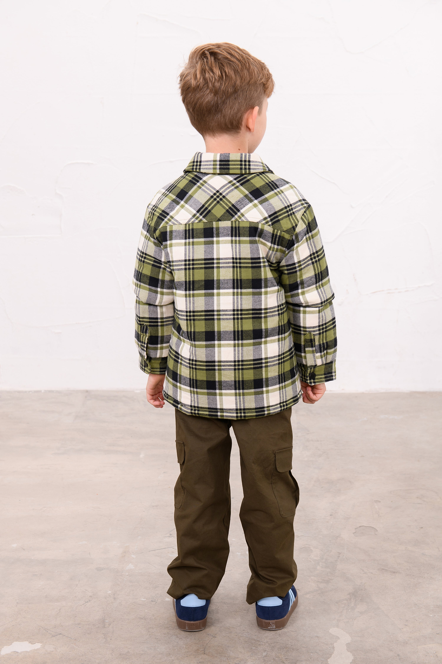 Hugo Overshirt - Soft Lime Cream Check